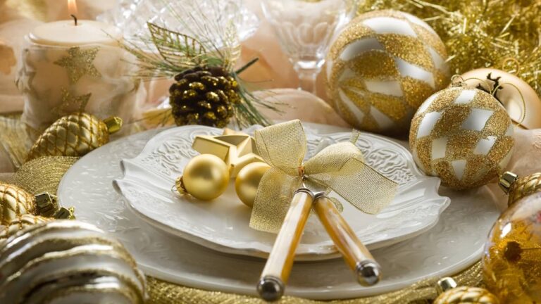 decorer table fetes fin annee