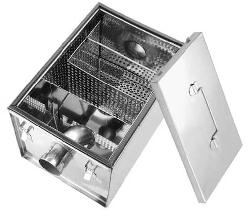 bac à graisse de restaurant