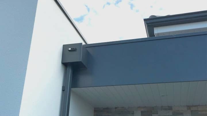 couvertine avec boite à eau