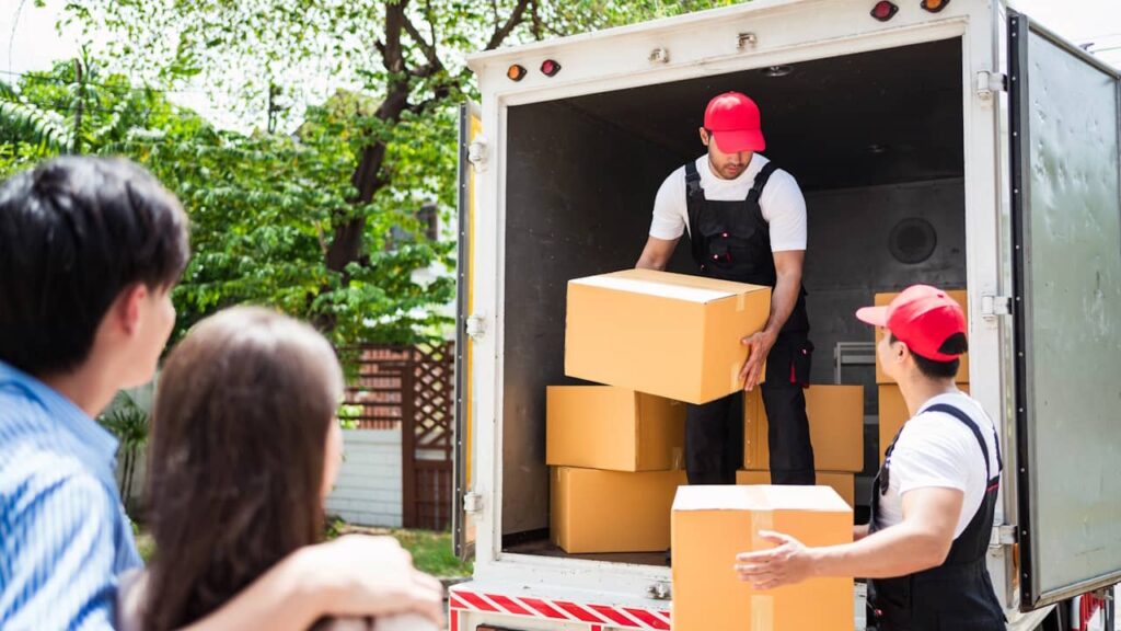 demenagement demenageurs camion